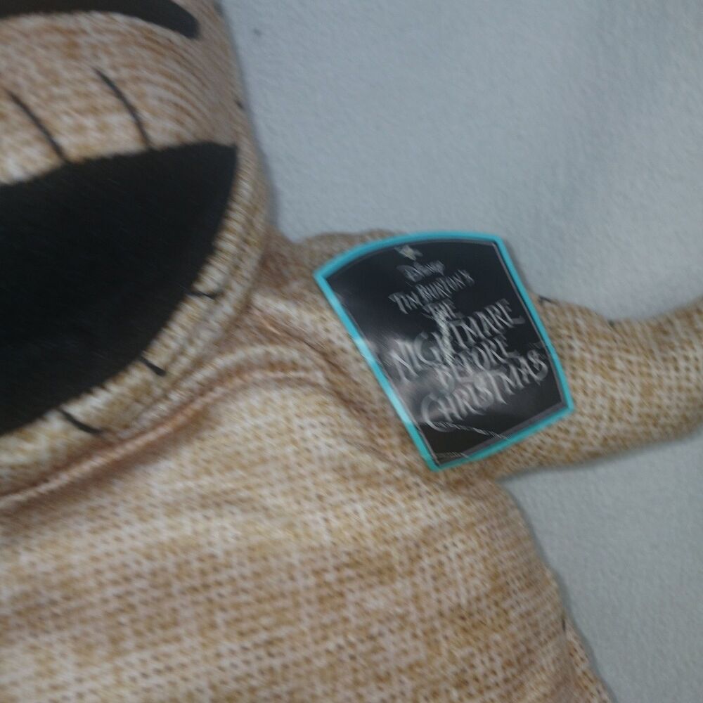 The Nightmare Before Christmas Oogie Boogie Pillow Plush Toy Disney 18" NBC - Picture 8 of 12